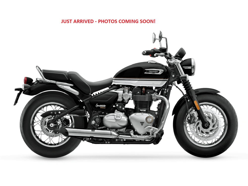 2026 Triumph Bonneville Speedmaster - Sapp Black / Crystal White alt