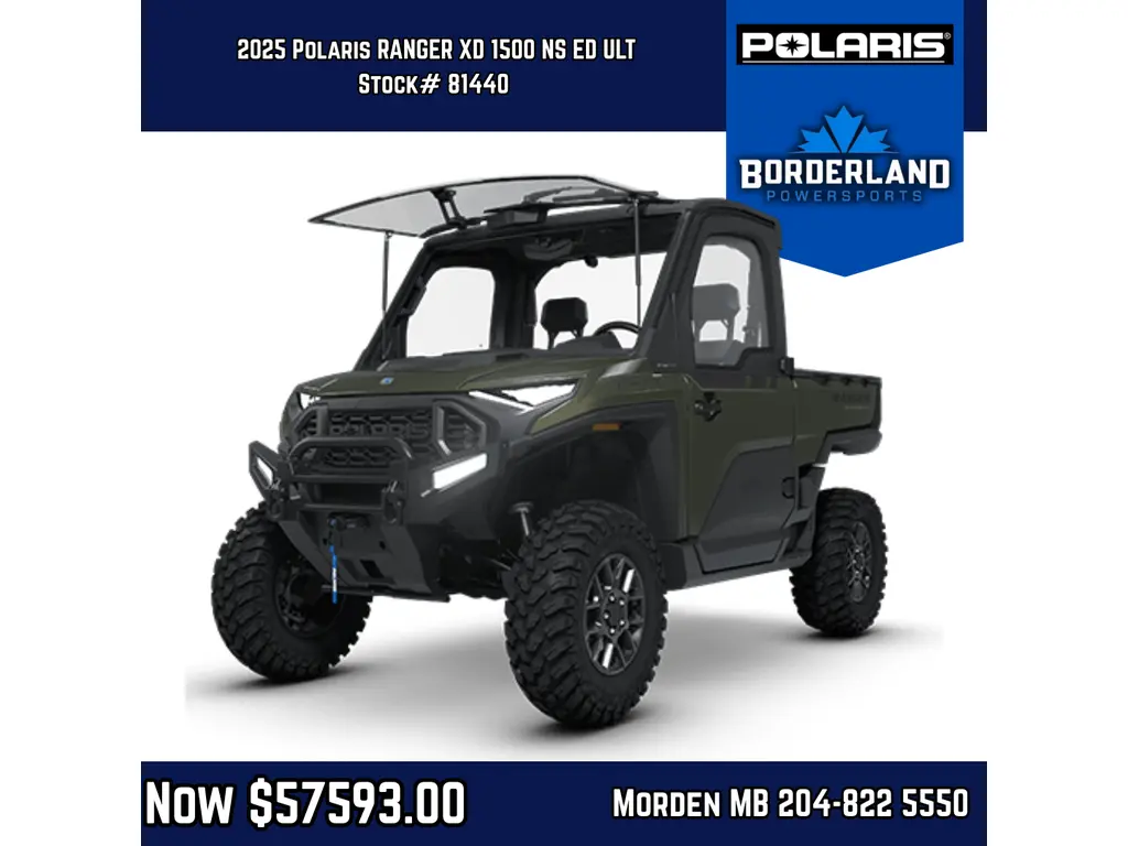 2025 Polaris RANGER XD 1500 NS ED ULT -T. MET. GLOSS Ultimate