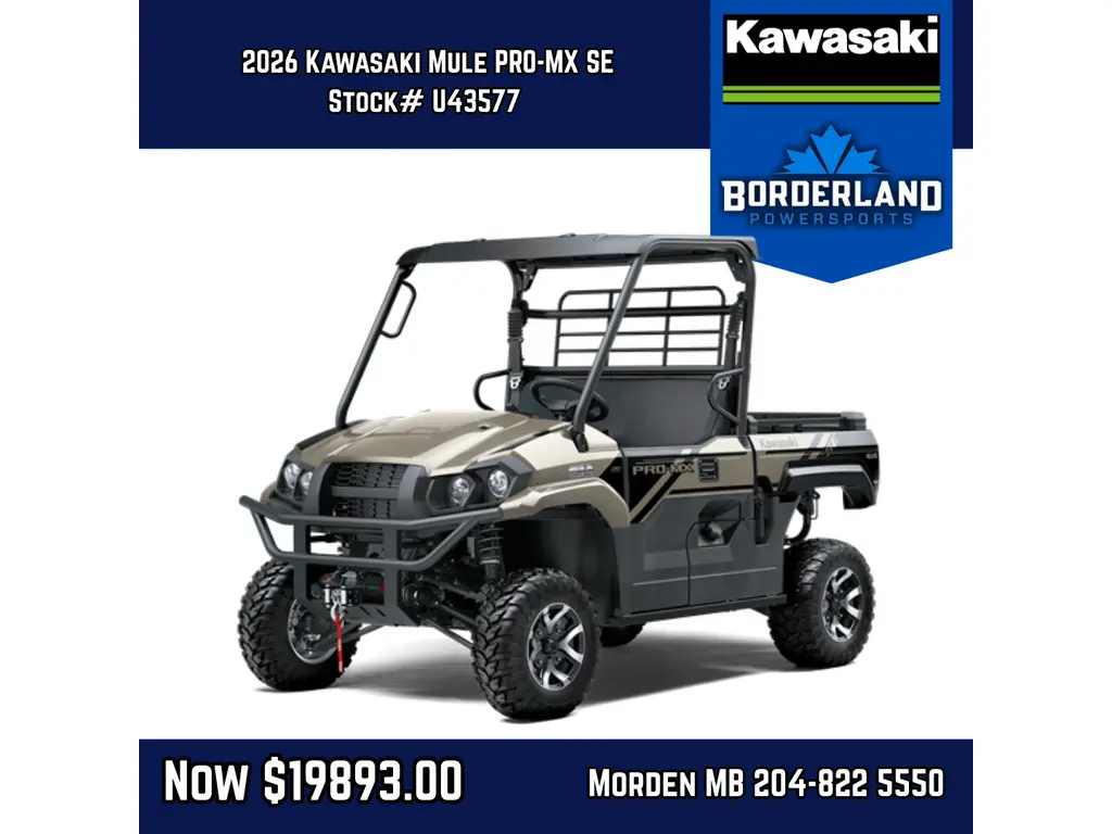 2026 Kawasaki Mule™ PRO-MX™ SE 