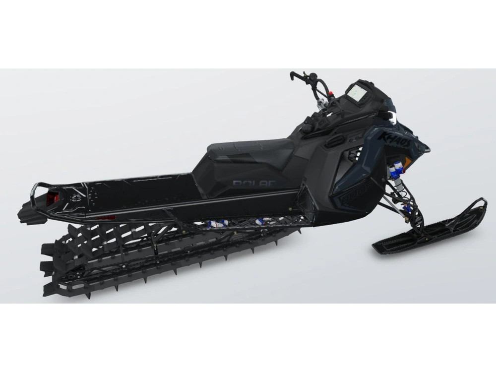 2026 Polaris Boost Rmk Khaos 165 - Gloss Black / Blue Dusk alt