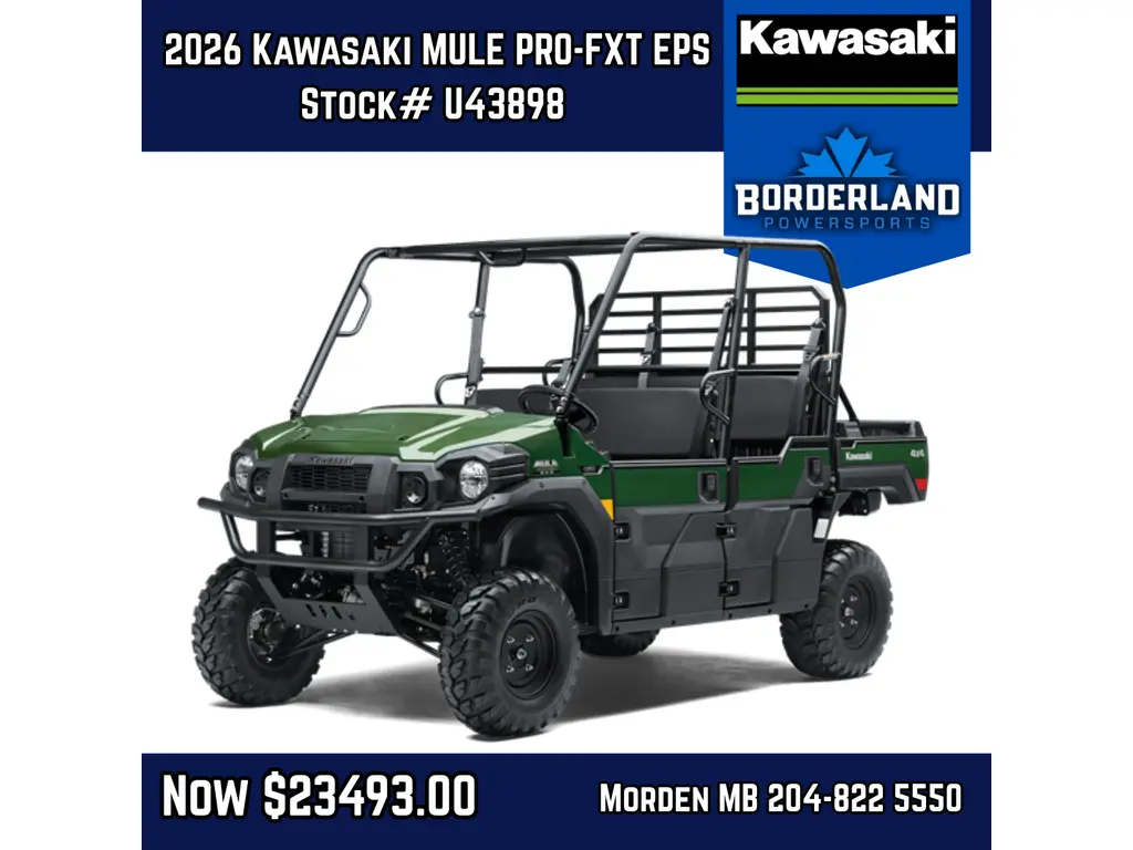 2026 Kawasaki MULE PRO-FXT EPS 
