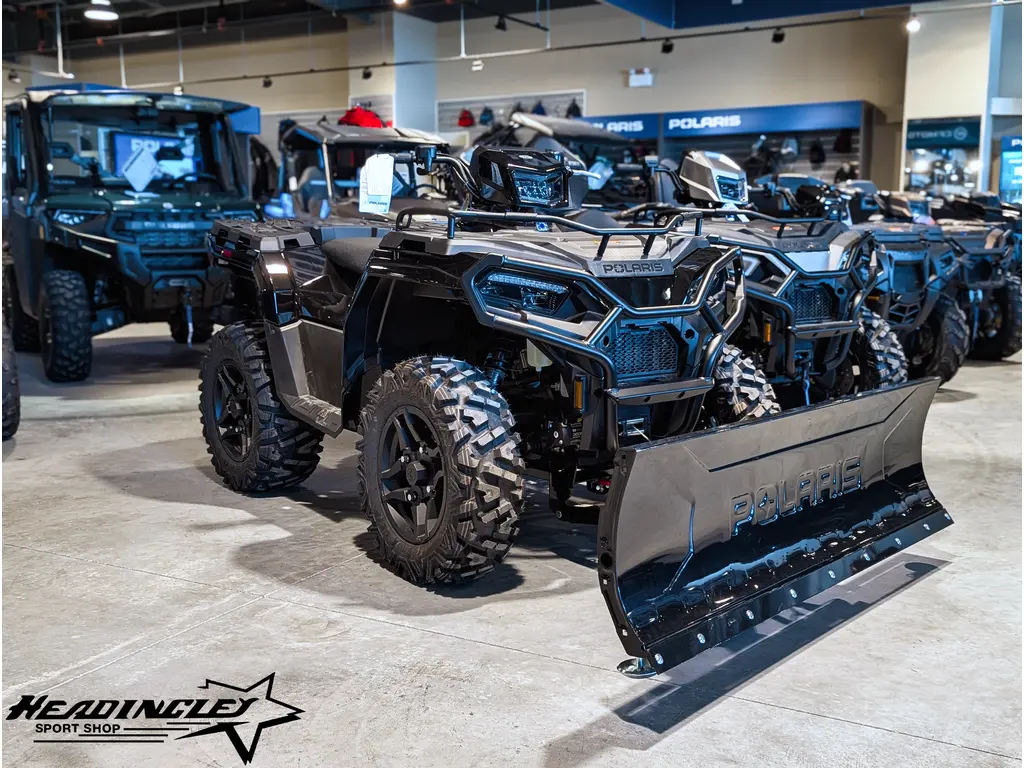 2026 Polaris Sportsman 570 Trail // Onyx Black - w/ Plow System