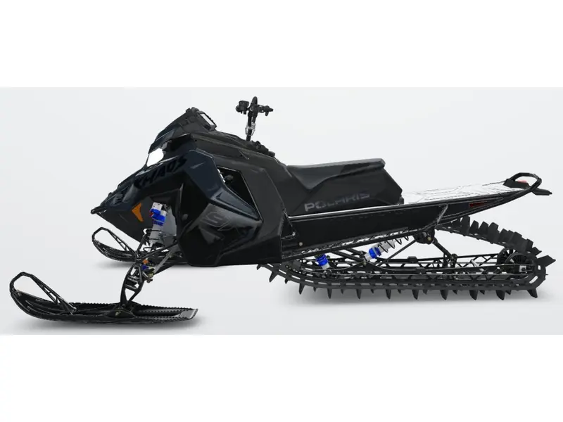 2026 Polaris 9R RMK KHAOS 155 - Gloss Black / Blue Dusk