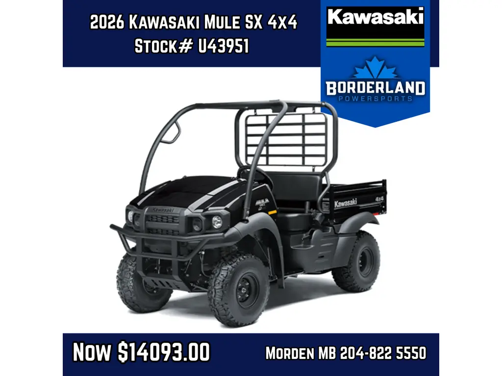 2026 Kawasaki Mule SX™ 4x4 