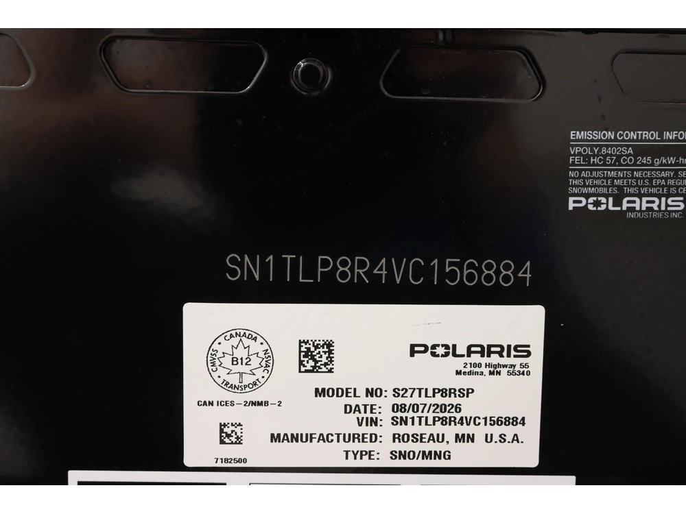 2027 Polaris 850 Sb Xc 146 1.6 alt