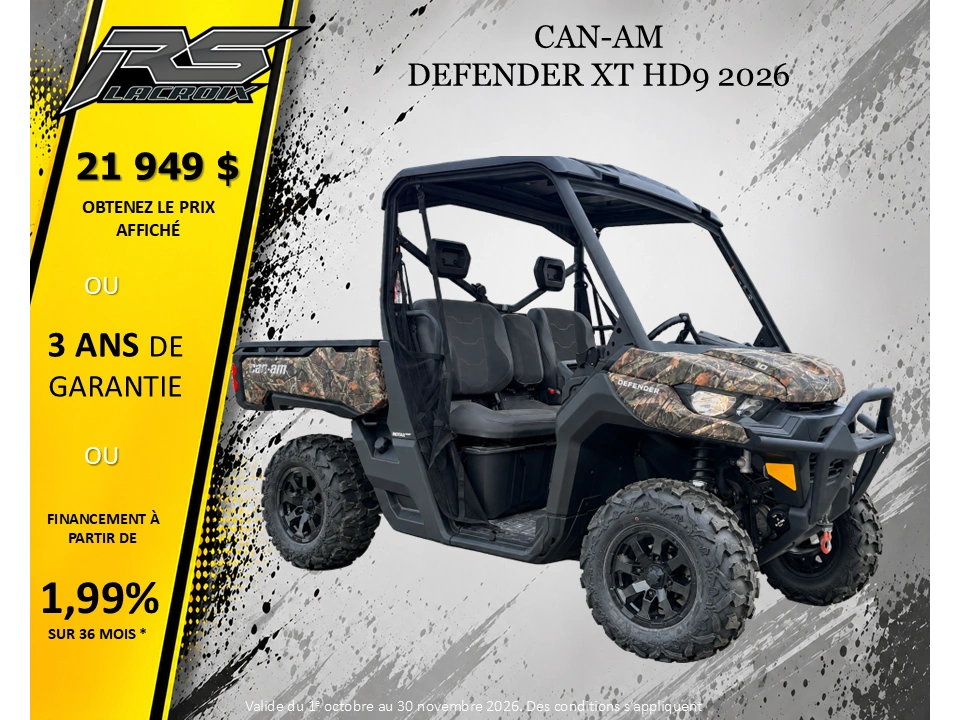 Can-am Defender Xt Hd9 2026 alt