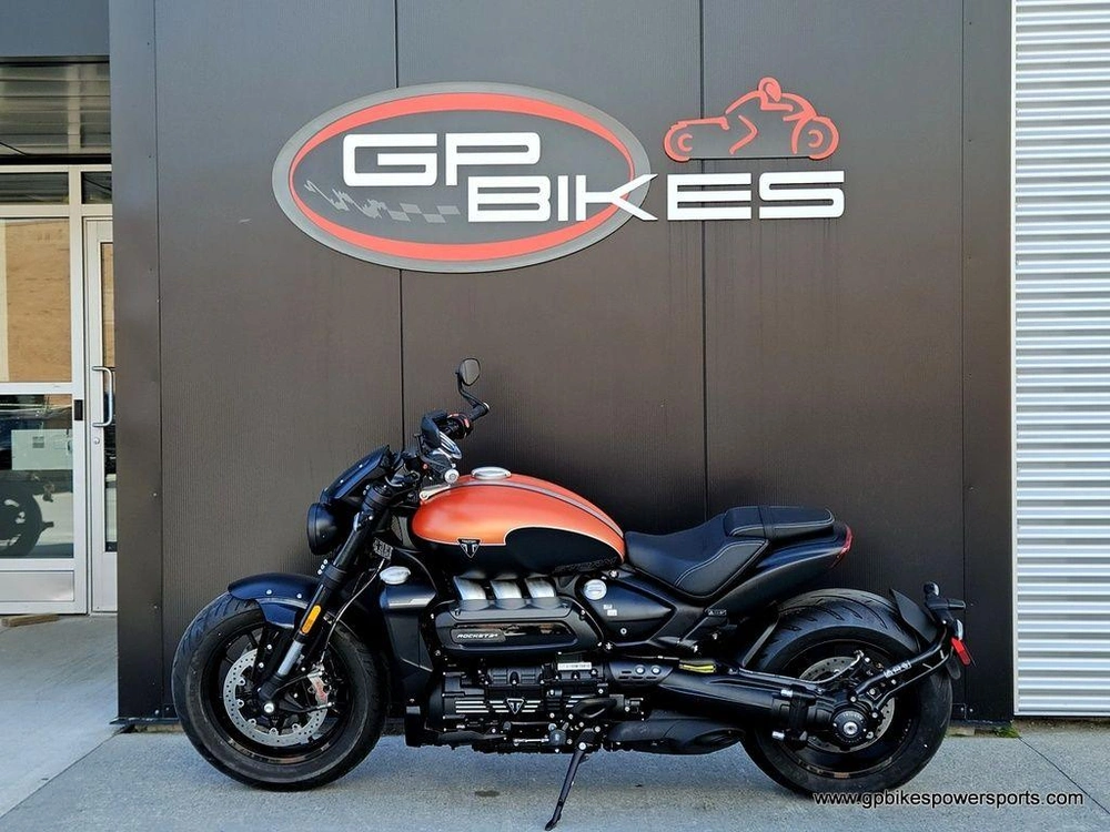2026 Triumph Rocket 3 Storm R Satin Baja Orange/matte Sapphire Black