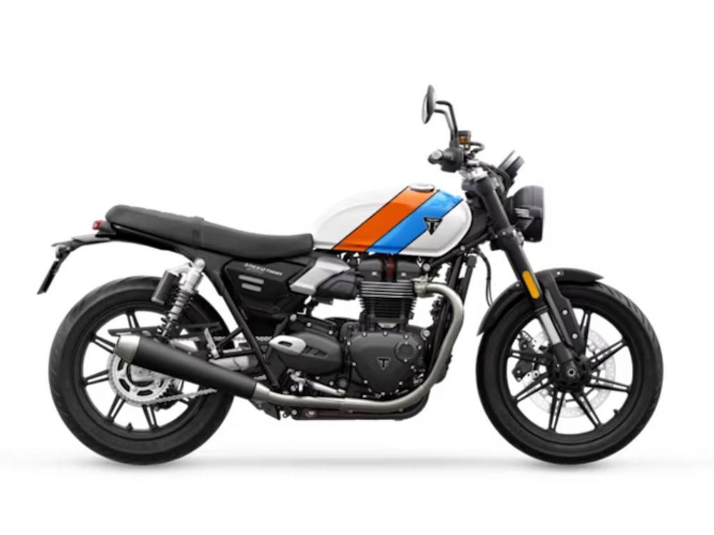 2026 Triumph Speed Twin 900 Pure White/maui Blue/tangerine Orange