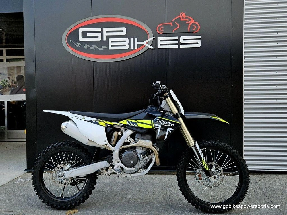 2025 Triumph Tf 250-x Jet Black/pure White