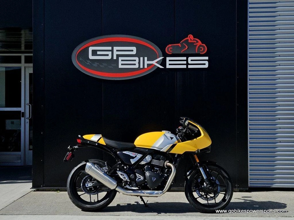 2026 Triumph Thruxton 400 Yellow/silver