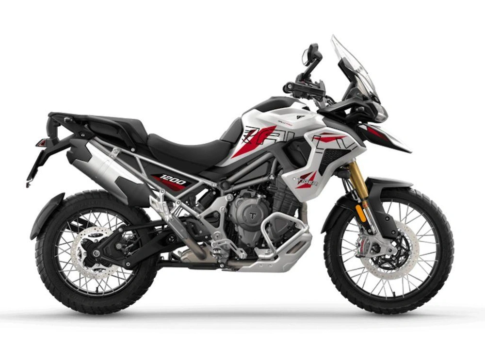 2026 Triumph Tiger 1200 Desert Edition Crystal White