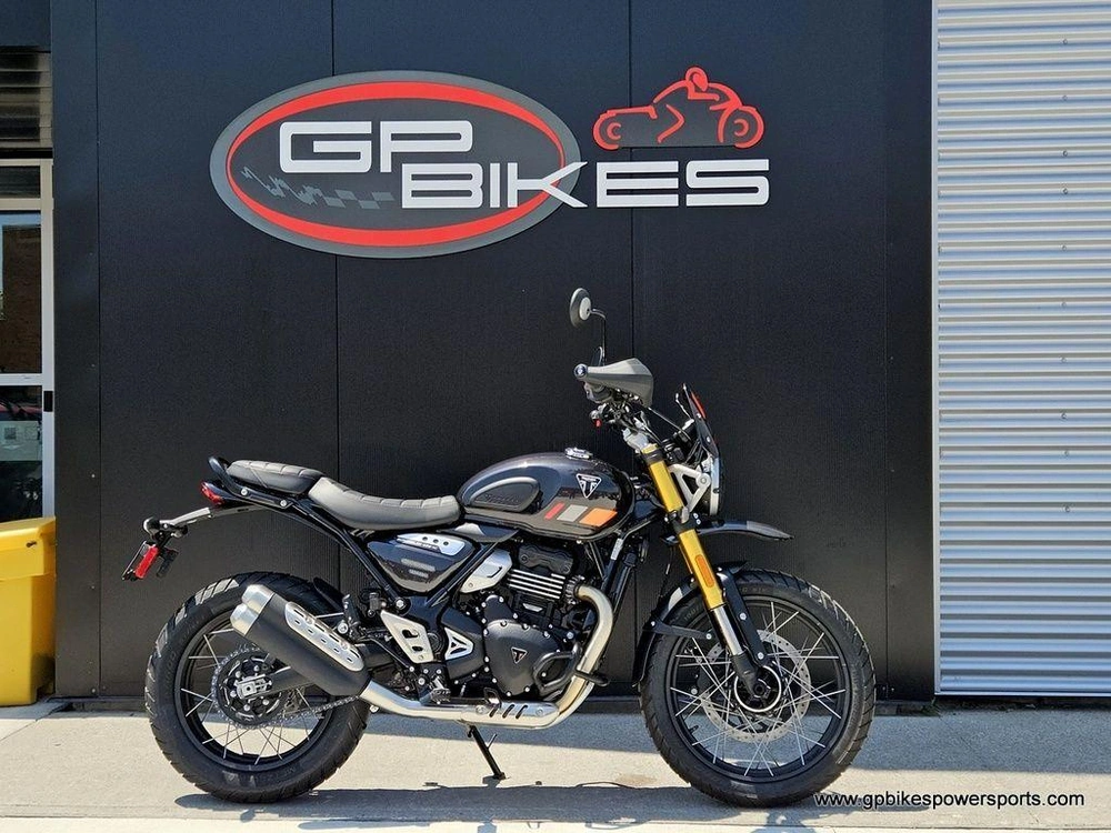 2026 Triumph Scrambler 400 Xc Storm Grey