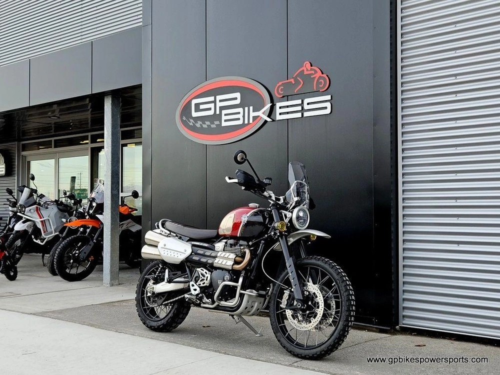 2022 Triumph Scrambler 1200 Xc Gold Line Carnival Red/storm Grey