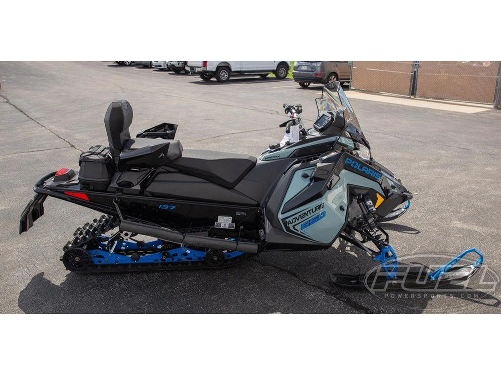 2026 Polaris 650 Indy Adventure 137 Hemlock Blue / Black / Velocity Blue alt