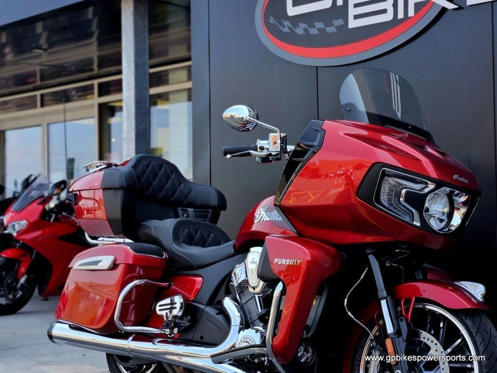 2024 Indian Motorcycle Pursuit® Limited Sunset Red Metallic