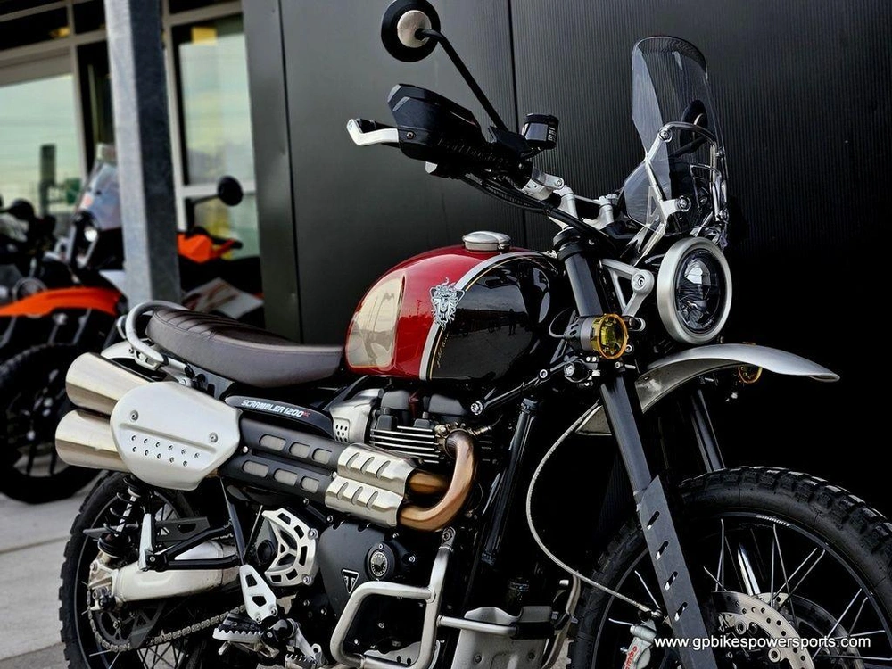 2022 Triumph Scrambler 1200 Xc Gold Line Carnival Red/storm Grey