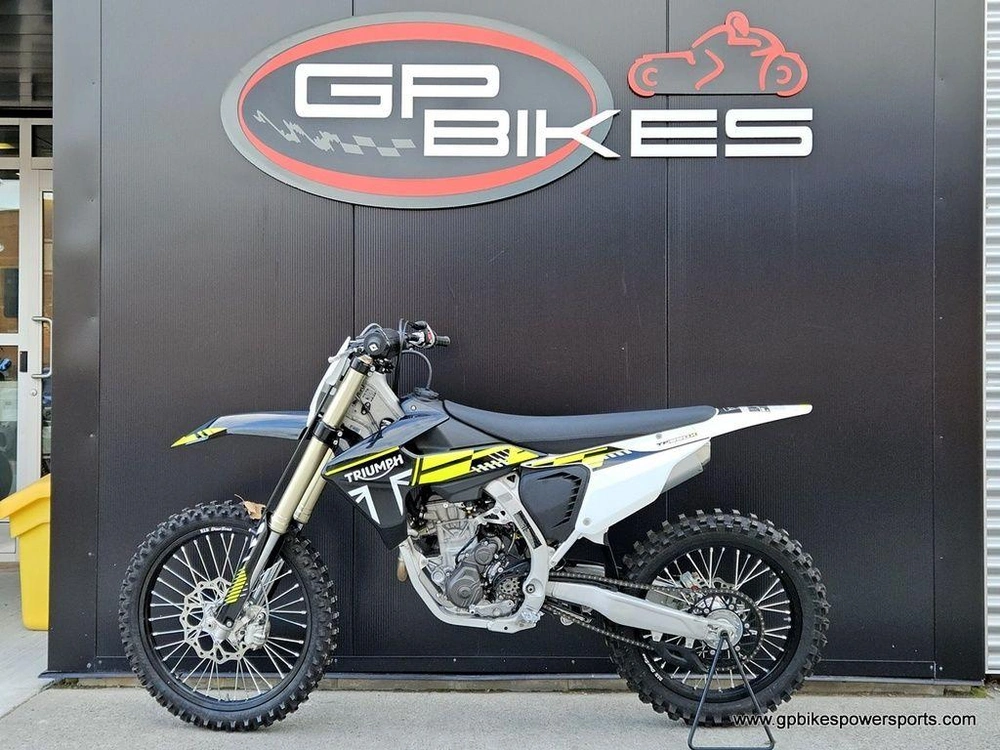 2025 Triumph Tf 250-x Jet Black/pure White