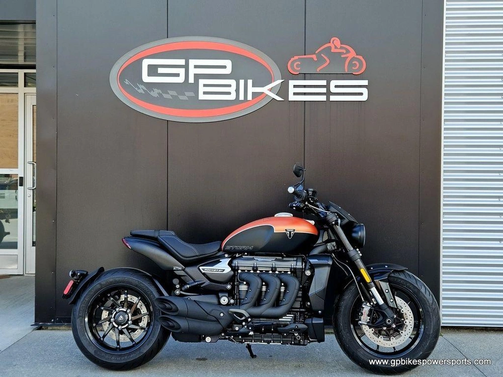 2026 Triumph Rocket 3 Storm R Satin Baja Orange/matte Sapphire Black