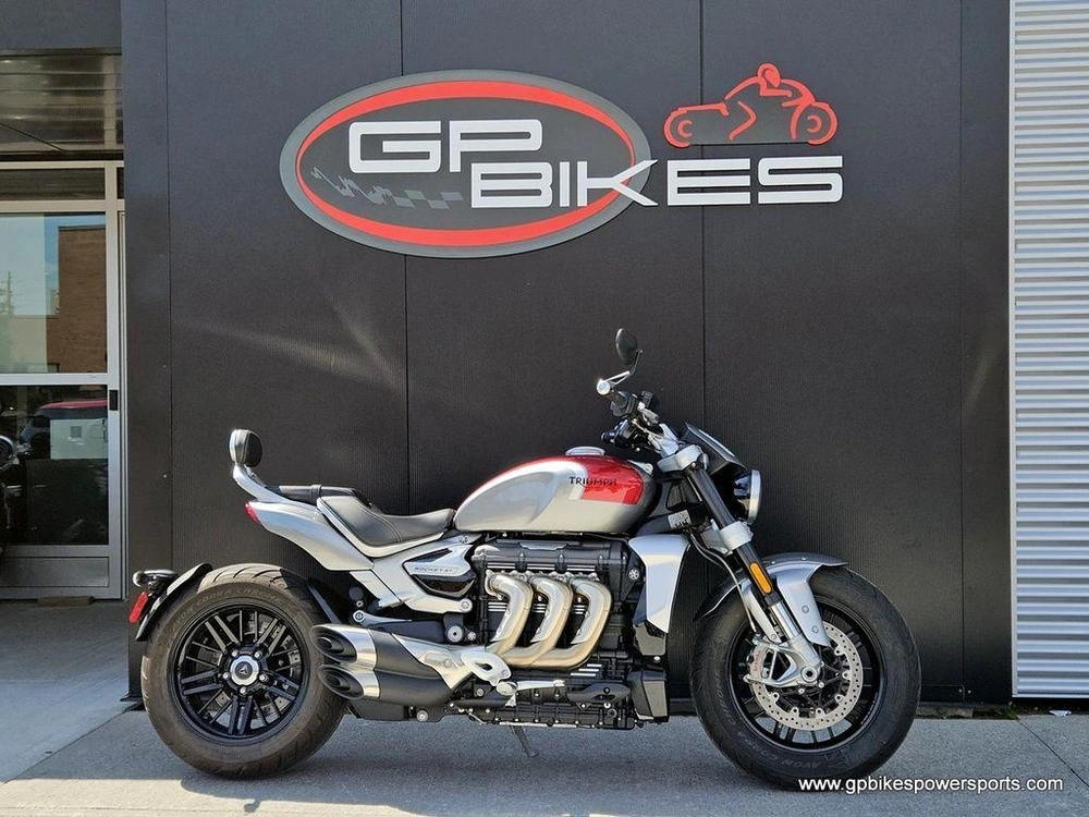 2023 Triumph Rocket 3 R Silver Ice Cranberry Red