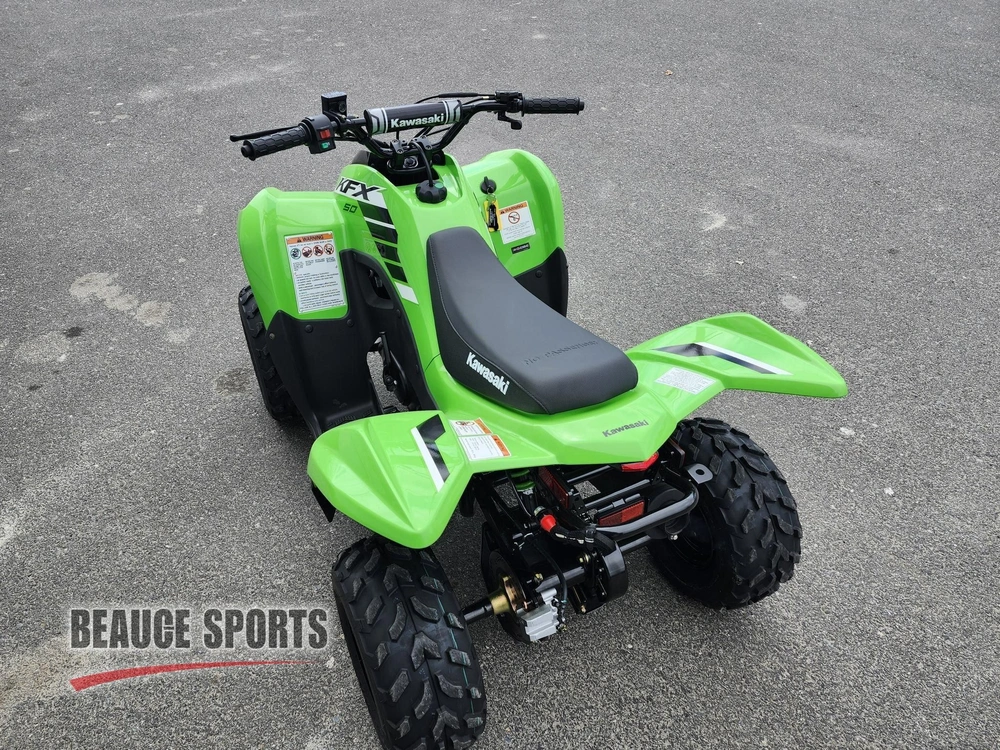 2027 Kawasaki Kfx50 Vtt Tout-petit Enfant Débutant Automatique Sécuritaire Contrôle Parental Vitesse Limitée Première Machine Famille Loisir Yfz50 Outlaw Trx90 Ds70 alt