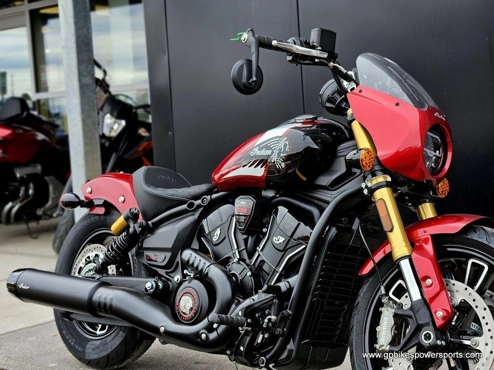2026 Indian Motorcycle 101 Scout® Sunset Red Metallic