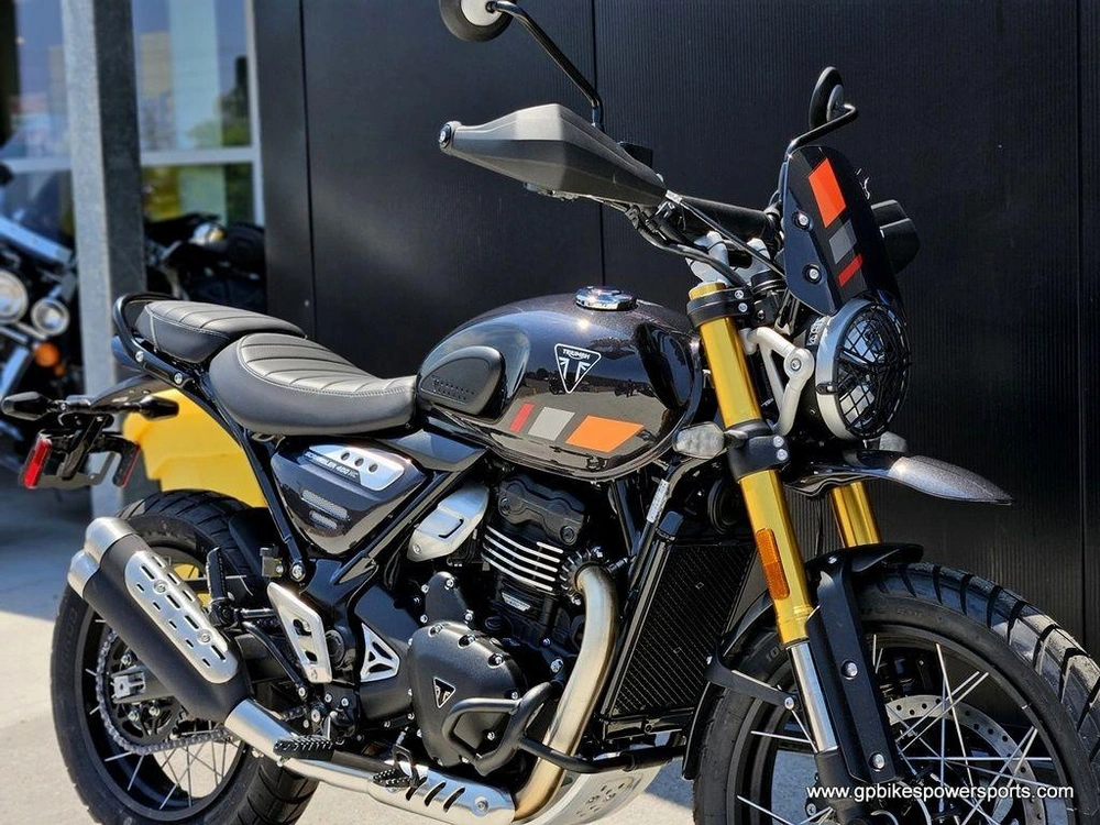 2026 Triumph Scrambler 400 Xc Storm Grey