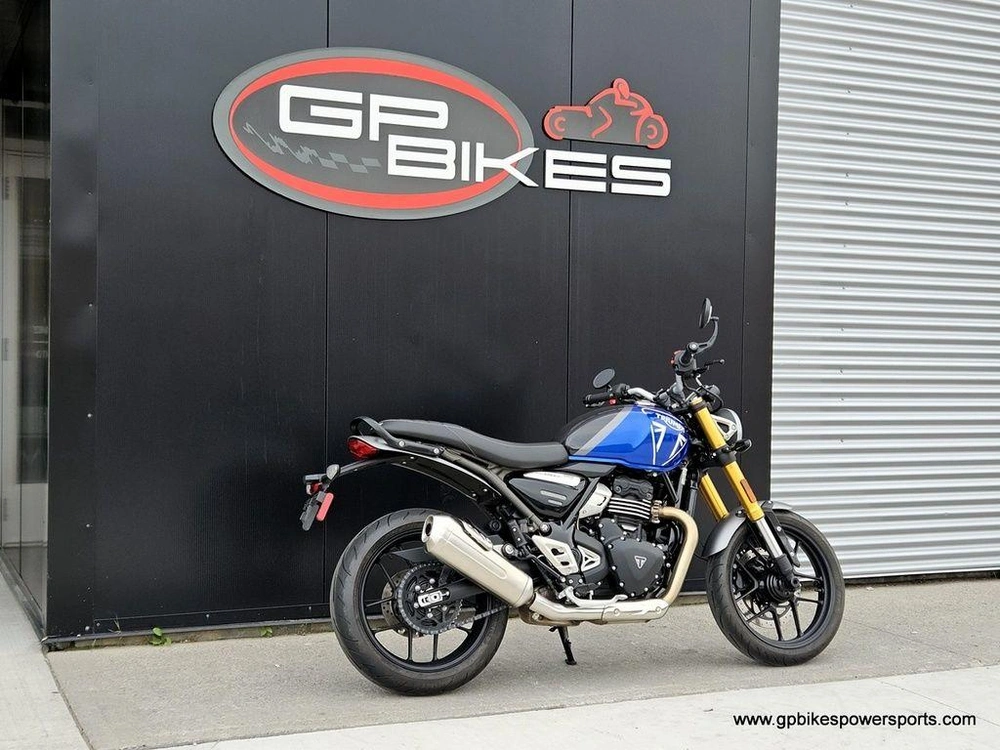2025 Triumph Speed 400 Caspian Blue/storm Grey