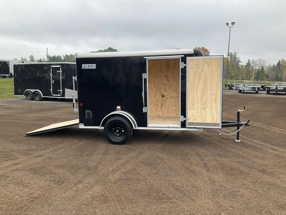 2024 Car Mate Trailers 5x10 Sportster Cargo Trailer alt