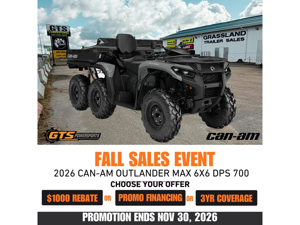 2026 Can-am 2ftb Outlander Max 6x6 Dps 700 Gy 26