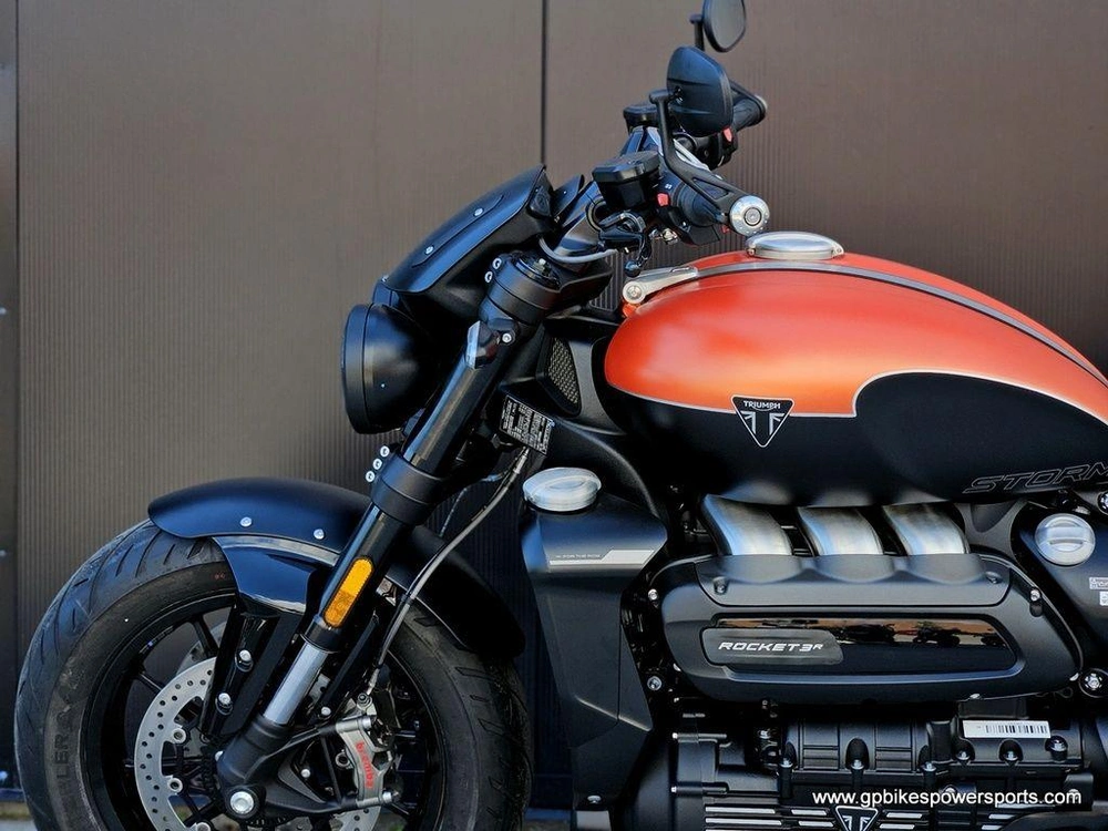 2026 Triumph Rocket 3 Storm R Satin Baja Orange/matte Sapphire Black