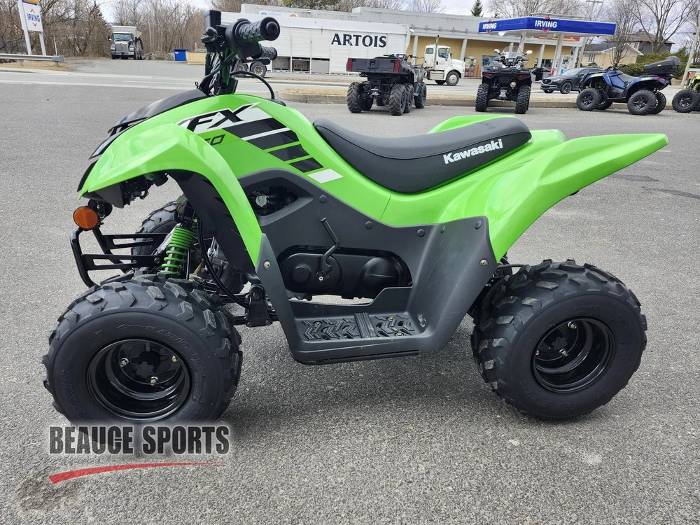 2027 Kawasaki Kfx50 Vtt Tout-petit Enfant Débutant Automatique Sécuritaire Contrôle Parental Vitesse Limitée Première Machine Famille Loisir Yfz50 Outlaw Trx90 Ds70 alt