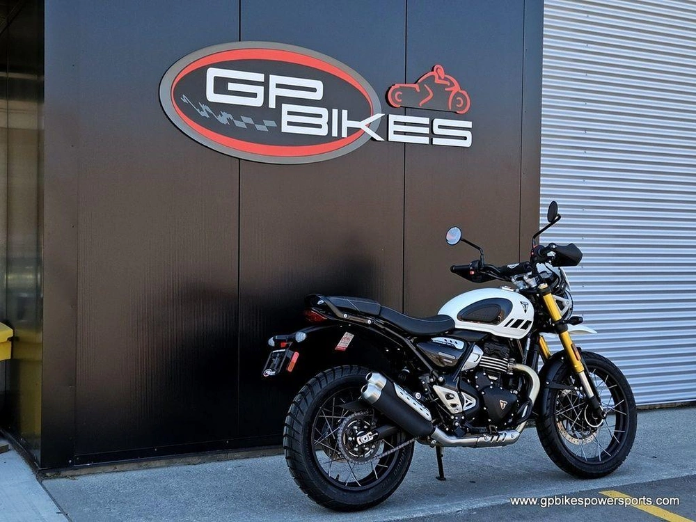 2026 Triumph Scrambler 400 Xc Vanilla White