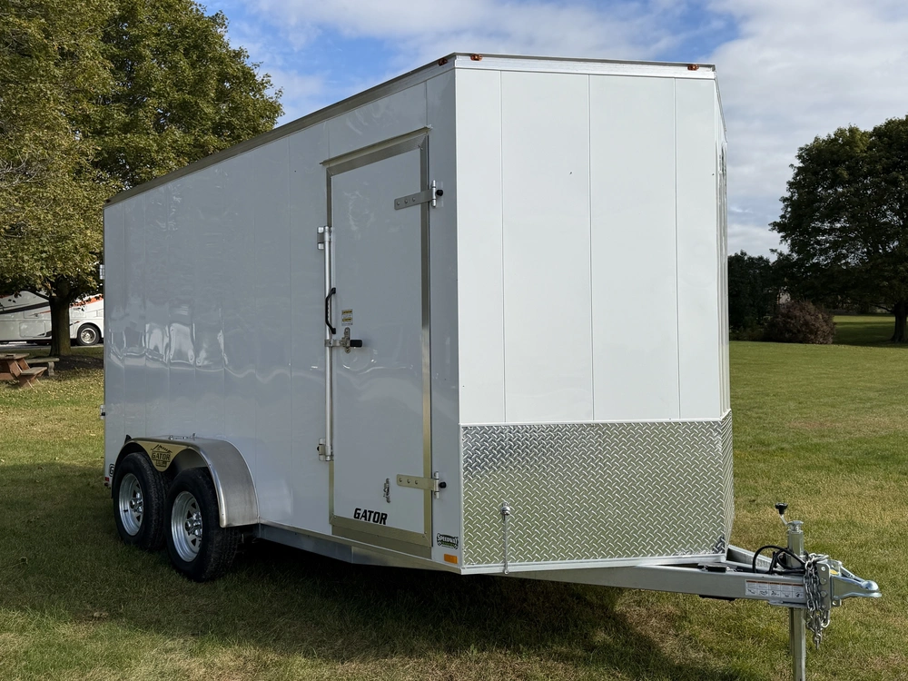 2026 Gator Galvanized Enclosed 7' X 14' Tandem Axle W/ Ramp Door alt