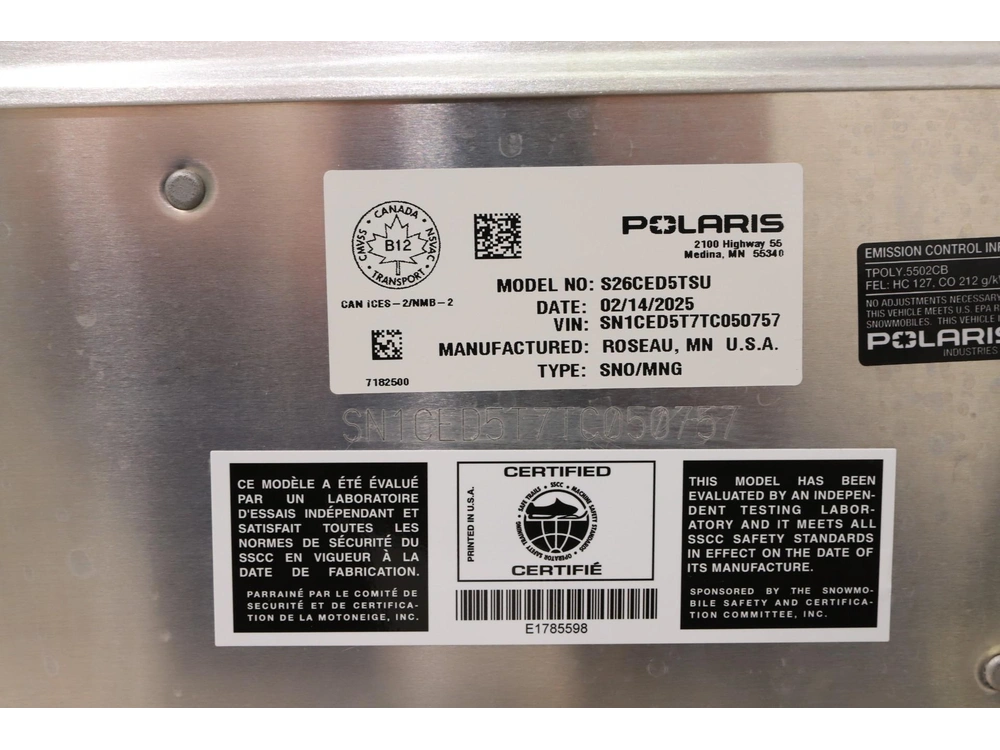 2026 Polaris Indy 550 Voyageur Lxt Es Northstar alt