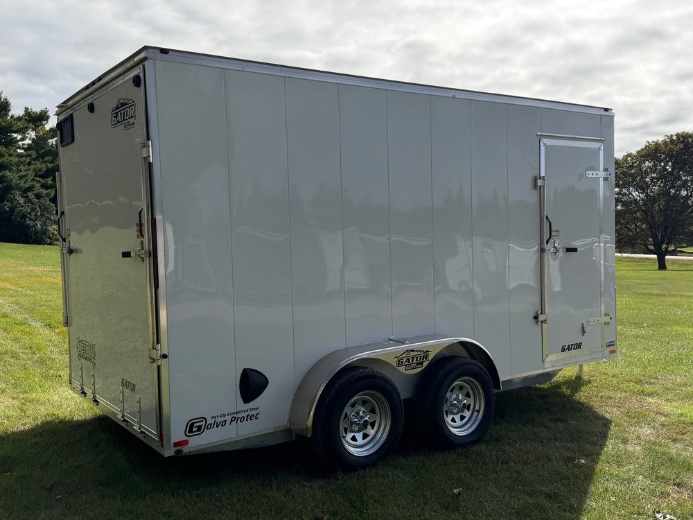 2026 Gator Galvanized Enclosed 7' X 14' Tandem Axle W/ Ramp Door alt