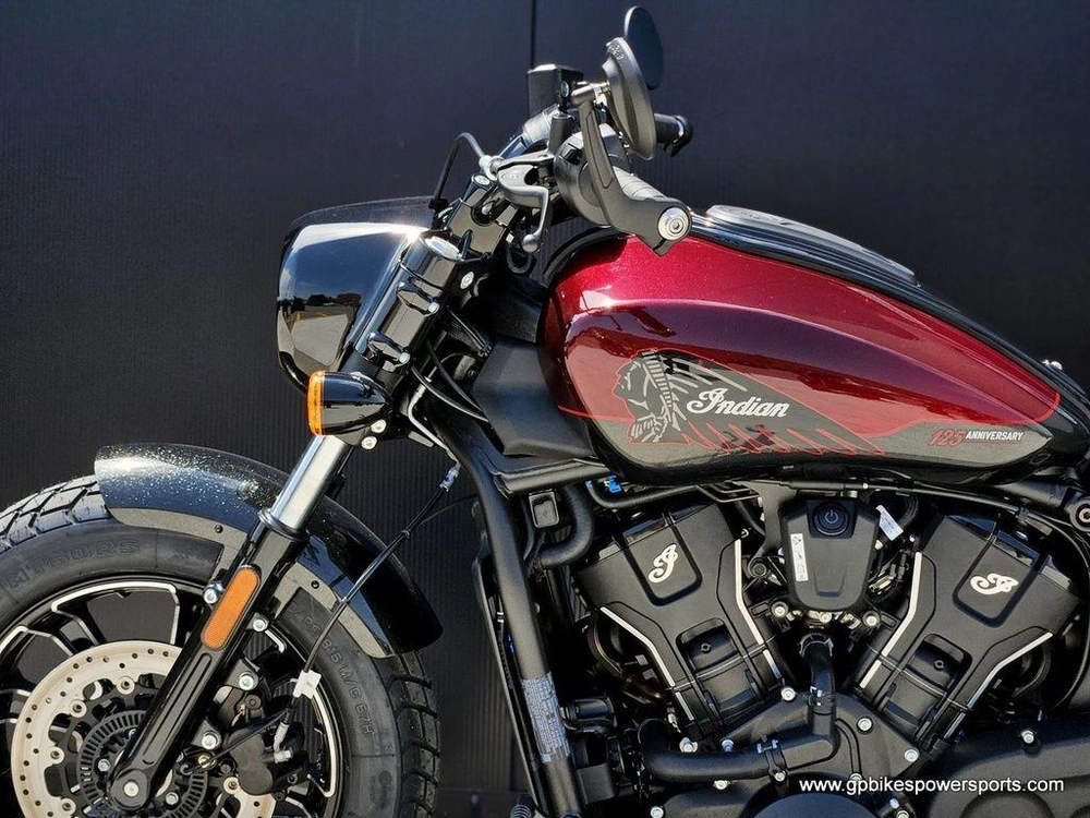 2026 Indian Motorcycle Scout Bobber 125th Anniversary Edition 125th Anniversary Red With Black Cry