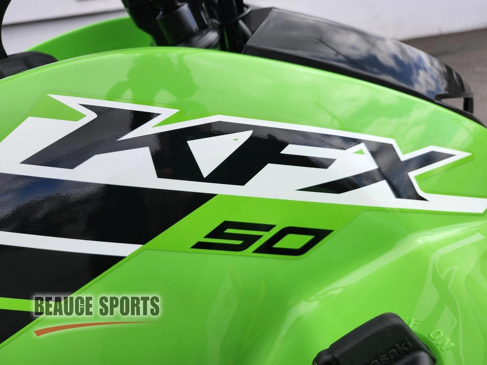 2027 Kawasaki Kfx50 Vtt Tout-petit Enfant Débutant Automatique Sécuritaire Contrôle Parental Vitesse Limitée Première Machine Famille Loisir Yfz50 Outlaw Trx90 Ds70 alt