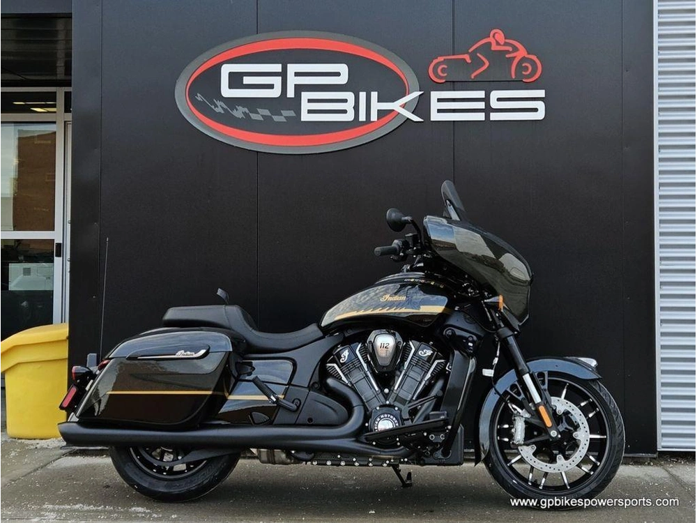 2026 Indian Motorcycle Chieftain® Powerplus Dark Horse® 112 W/powerband Black Crystal W/black Meta