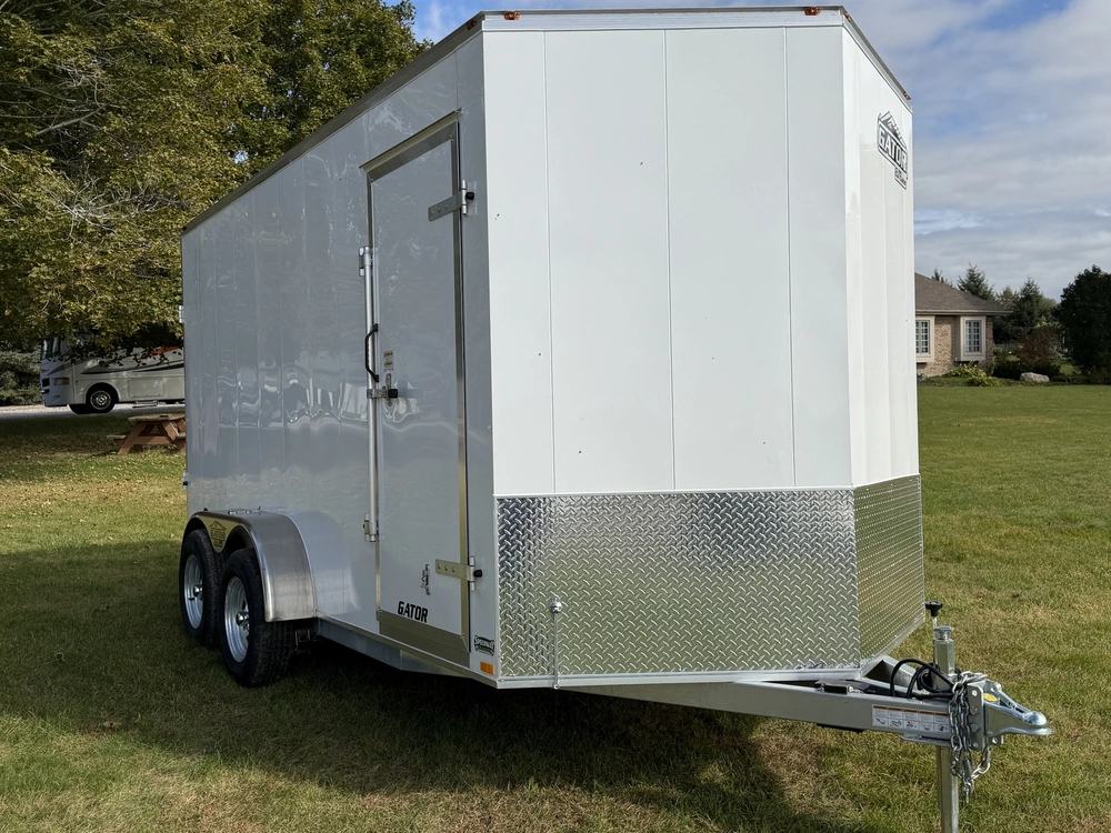 2026 Gator Galvanized Enclosed 7' X 14' Tandem Axle W/ Ramp Door alt