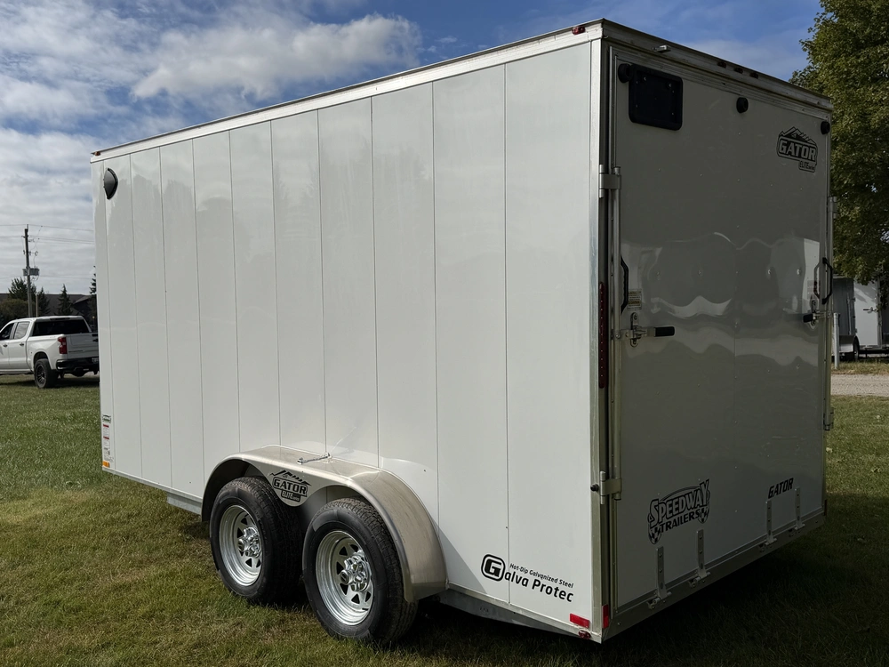 2026 Gator Galvanized Enclosed 7' X 14' Tandem Axle W/ Ramp Door alt