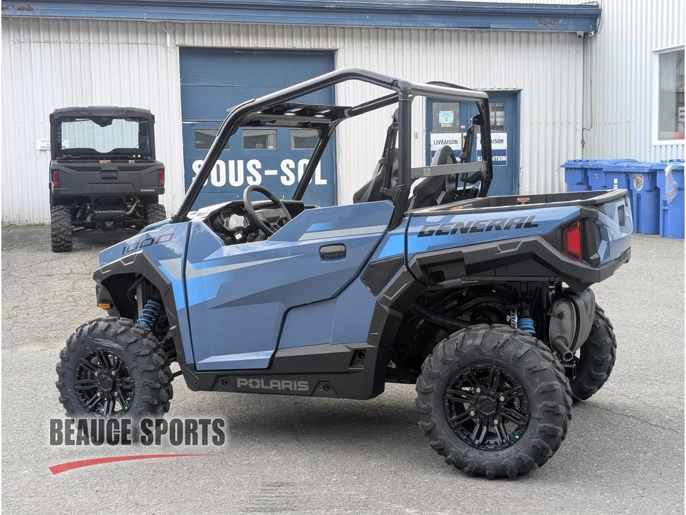 2026 Polaris General 1000 Premium Zenith Blue Côte À Côte Travail Sport Polyvalent Benne Performance Sentier Transport Remorquage Chasse Bois Suspension Haut De Gamme Commander Teryx Wolverine Rmax