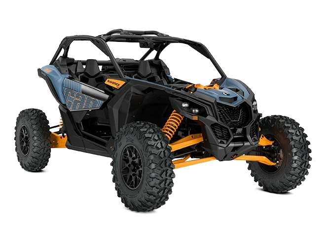 2026 Can-am Maverick X3 Rs Turbo Scandi Blue & Orange Crush