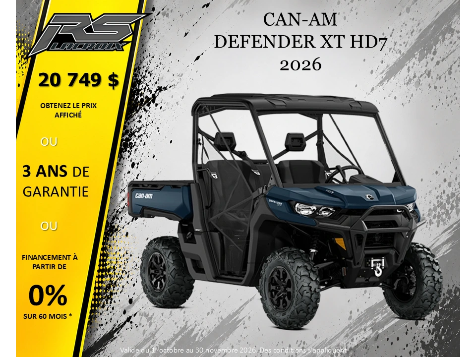 Can-am Defender Xt Hd7 2026 alt