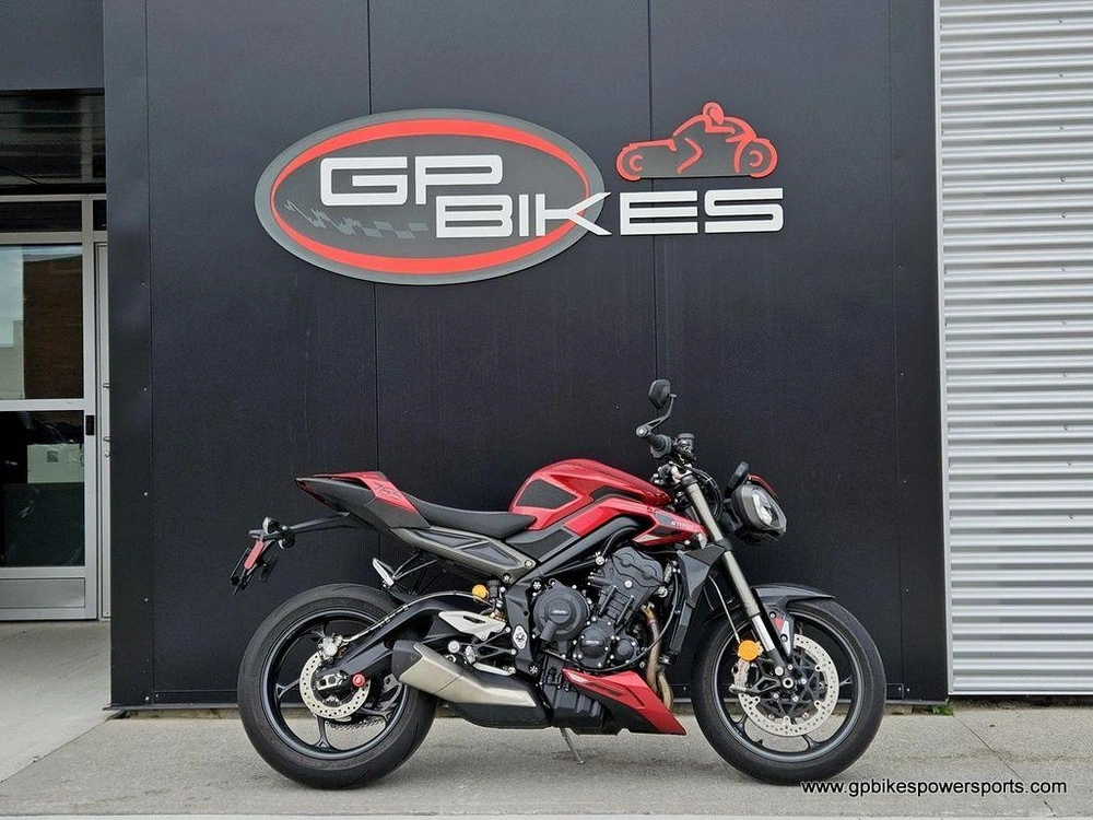 2024 Triumph Street Triple 765 Rs Carnival Red