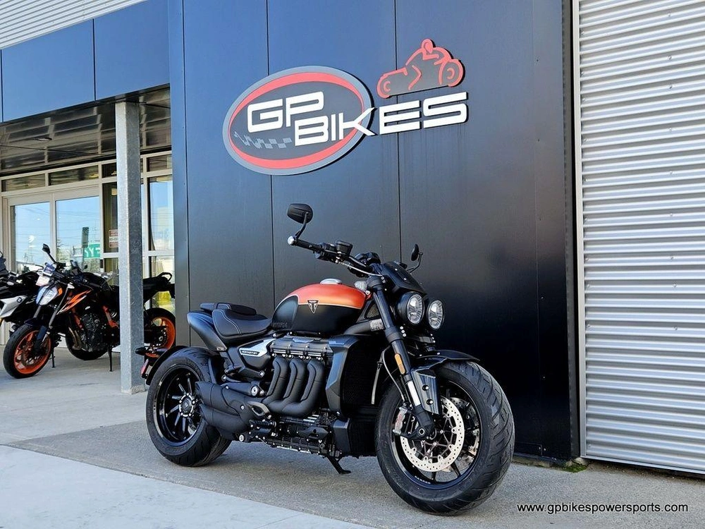 2026 Triumph Rocket 3 Storm R Satin Baja Orange/matte Sapphire Black