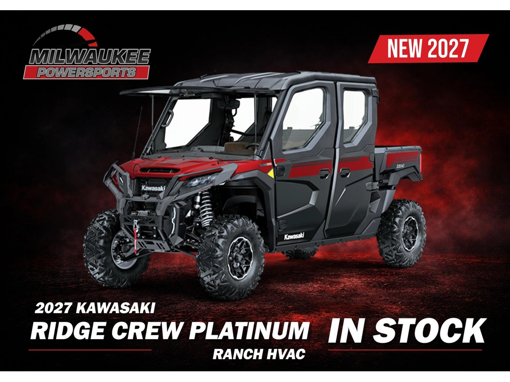 2027 Kawasaki Ridge Crew Platinum Ranch Edition Hvac