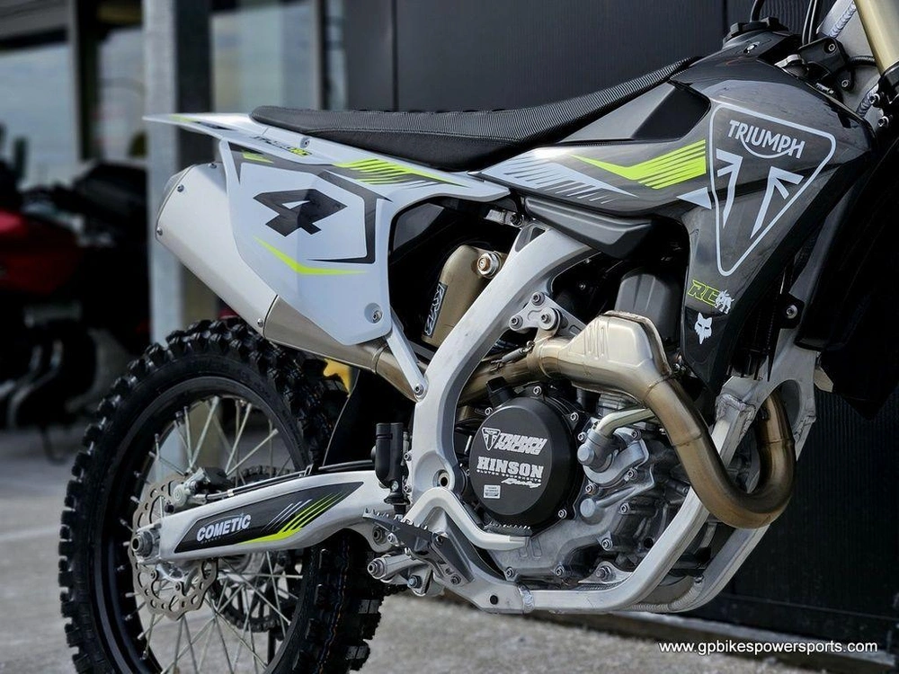2025 Triumph Tf 450-rc Edition Jet Black/pure White