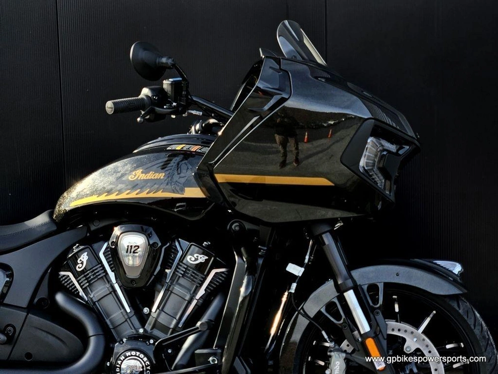 2026 Indian Motorcycle Challenger® Dark Horse® 112 Black Crystal W/black Metallic & Championship G