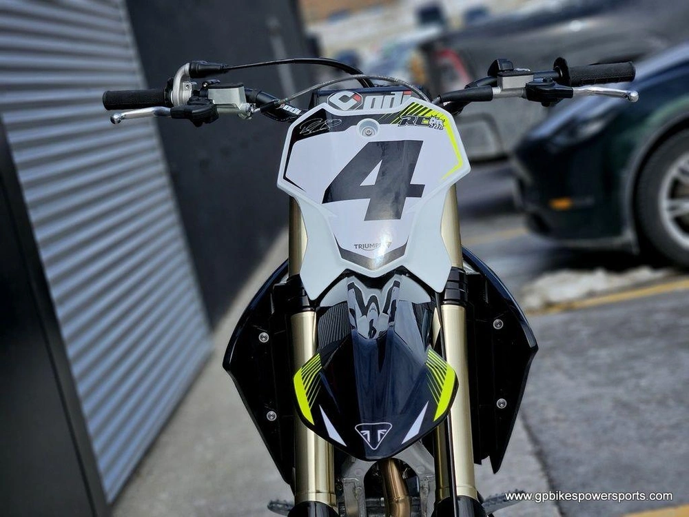 2025 Triumph Tf 450-rc Edition Jet Black/pure White