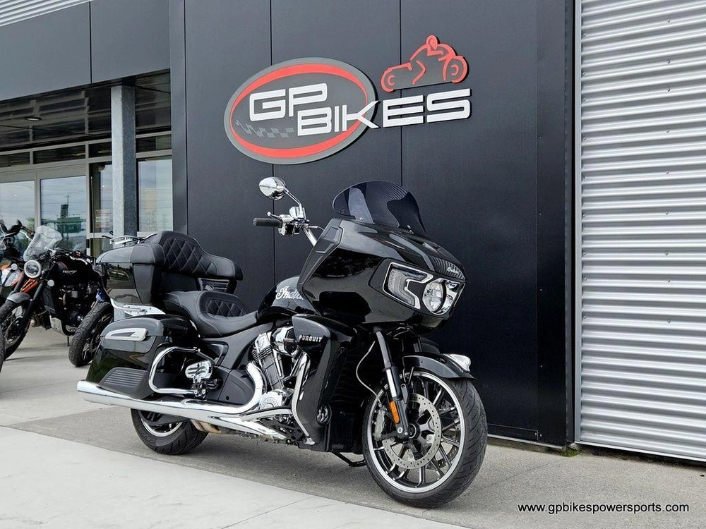2022 Indian Motorcycle Pursuit Limited With Premium Package Black Metallic